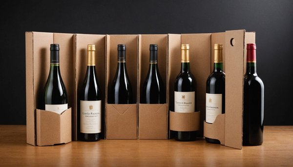 Cardboard dividers: essential protection for fragile bottles